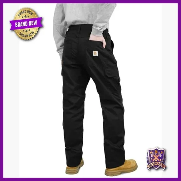 Men's FR Cargo Pants Fleece Lined Work Utility Pants NFPA 2112